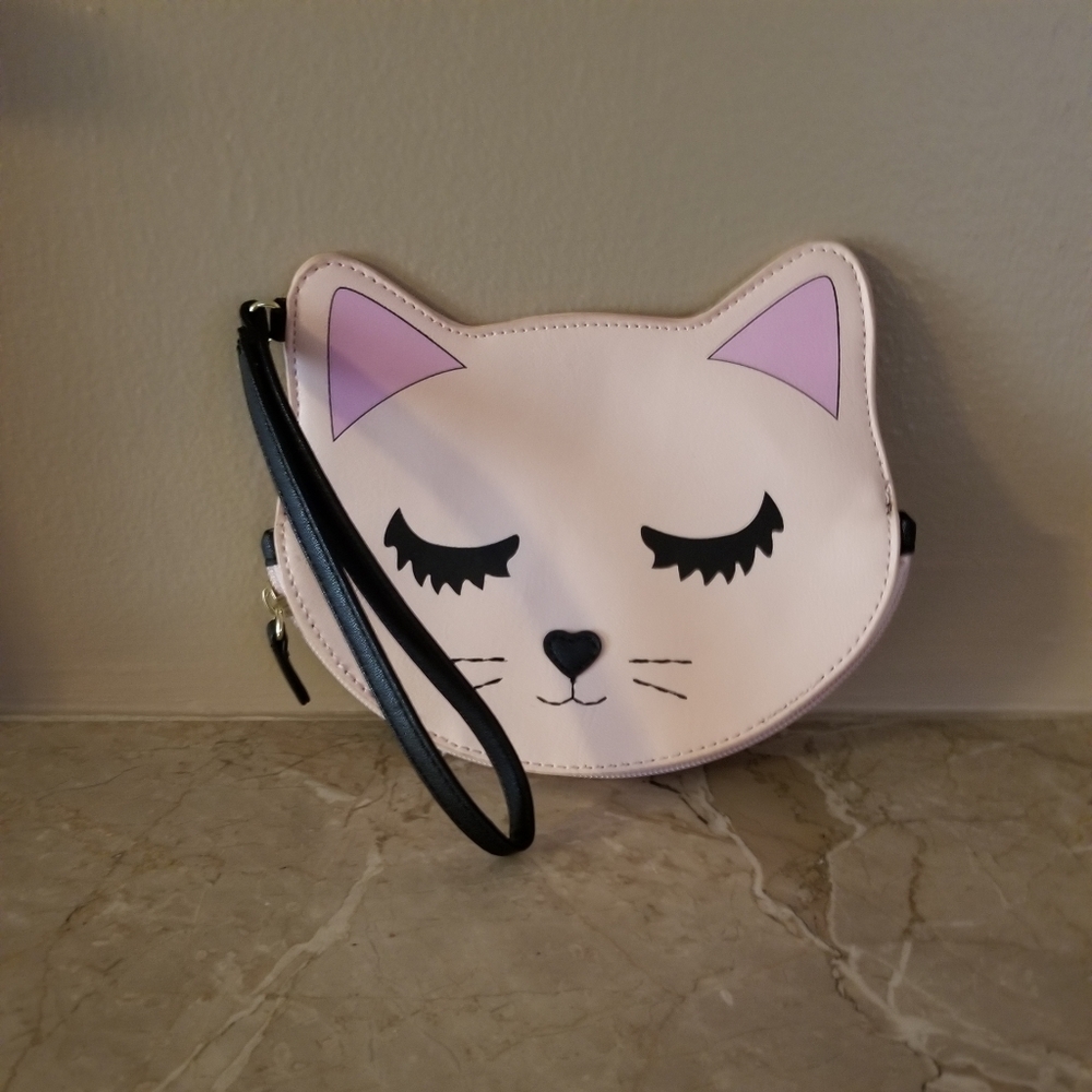 NWOT Betsey Johnson Pink Kitty Wrislet